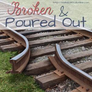 Broken & Poured Out | Jesus is the Master Sculptor | http://sashacarrollonline.com