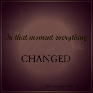 Everything Changed|With Grit & Grace|http://sashacarrollonline.com